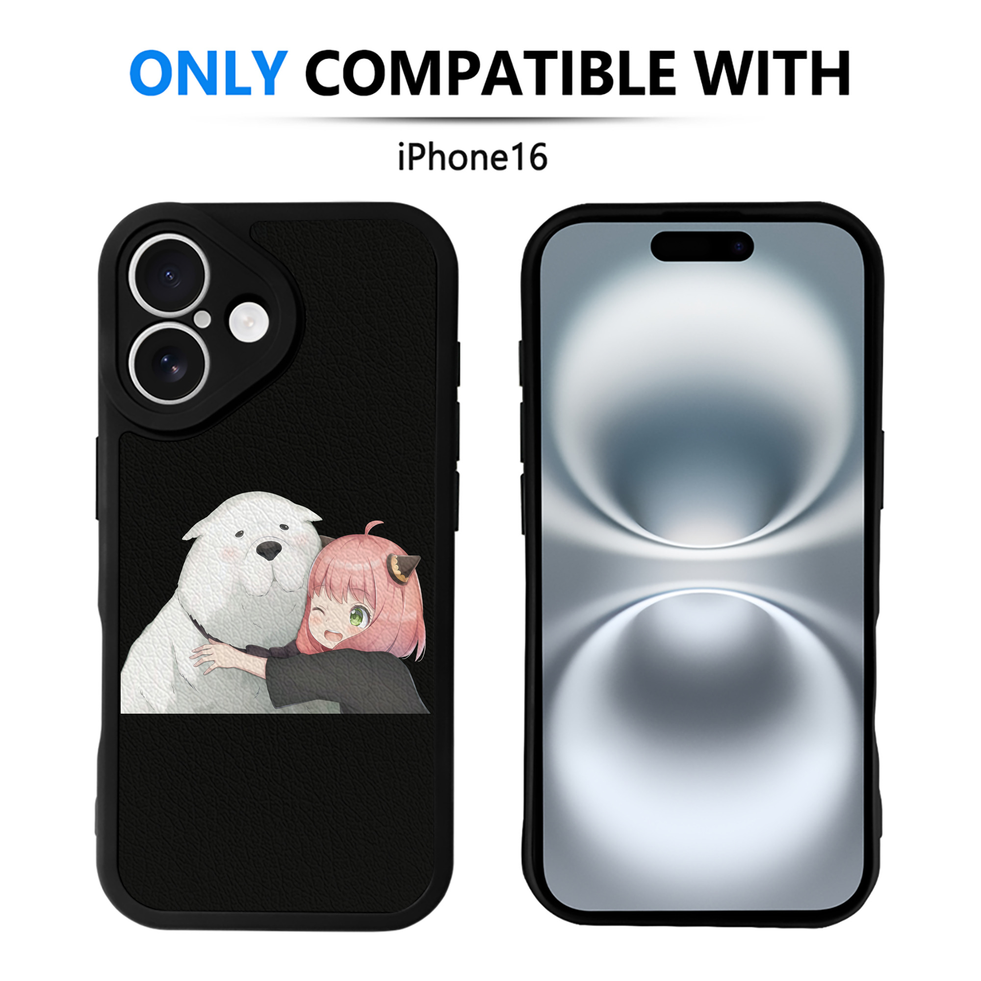 （画像用） SPY×FAMILY间谍家家酒 【iPhone 16シリーズ対応】シリコンスマホケース（レザー調） 材質：シリコン